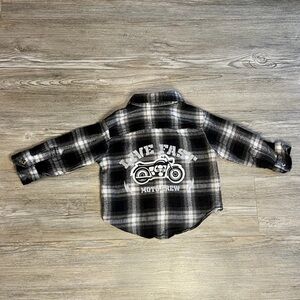 MISH Boys “Live Fast Moto Crew” Flannel 6 months